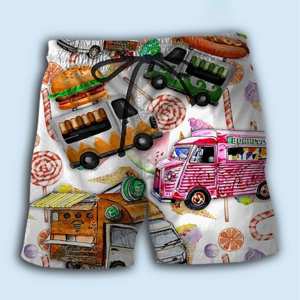 Food Truck Lifestyle Street Food Fun – Beach Short