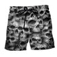 Skull No Fear No Pain Cool Style - Beach Short