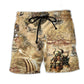 Viking Map Warrior Art – Beach Short