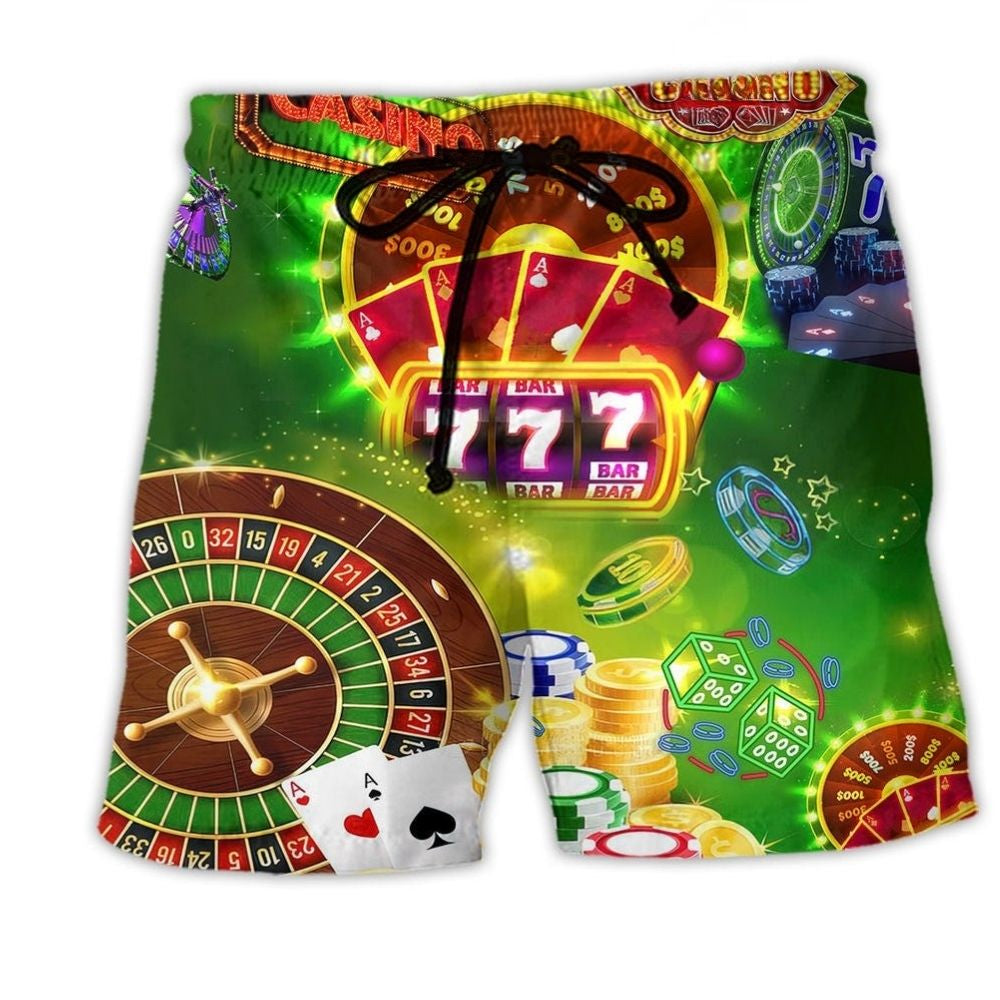 Gambling Smart Lucky Style – Beach Short