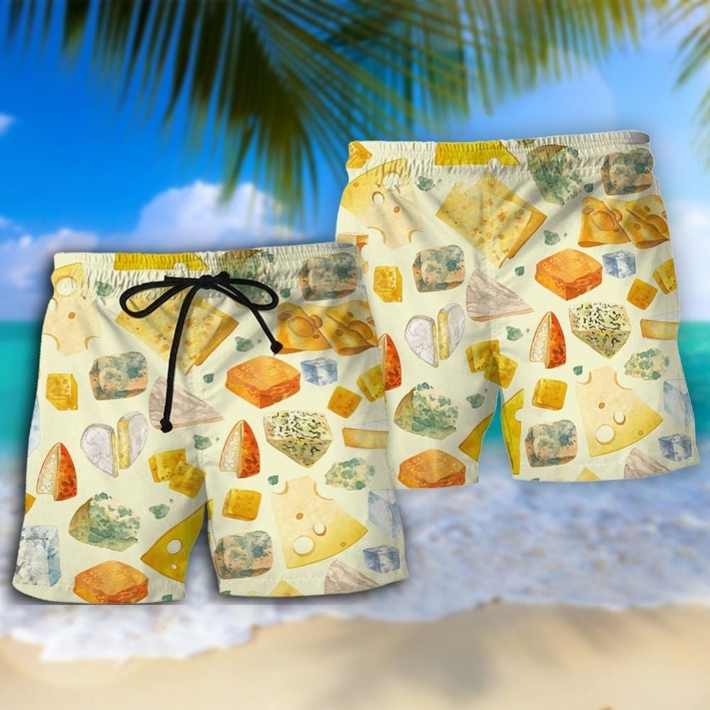 Cheese Lover Food Life Art - Beach Short