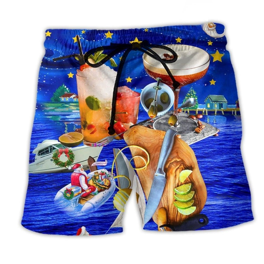 Cocktail Christmas Night – Beach Short