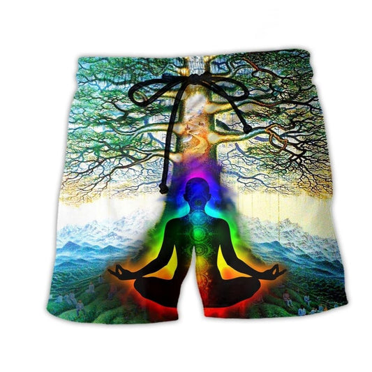 Yoga Peace Within Tree Of Life – Beach Short