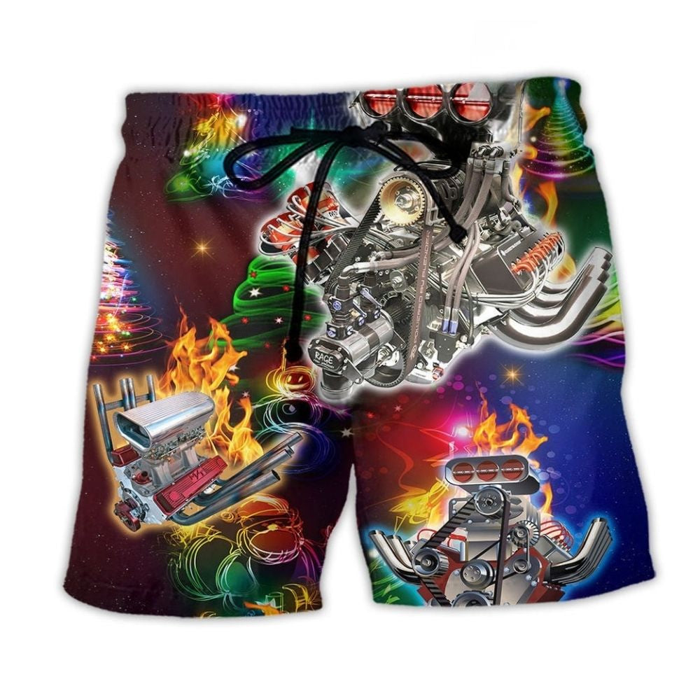 Hot Rod Christmas Tree Light – Beach Short