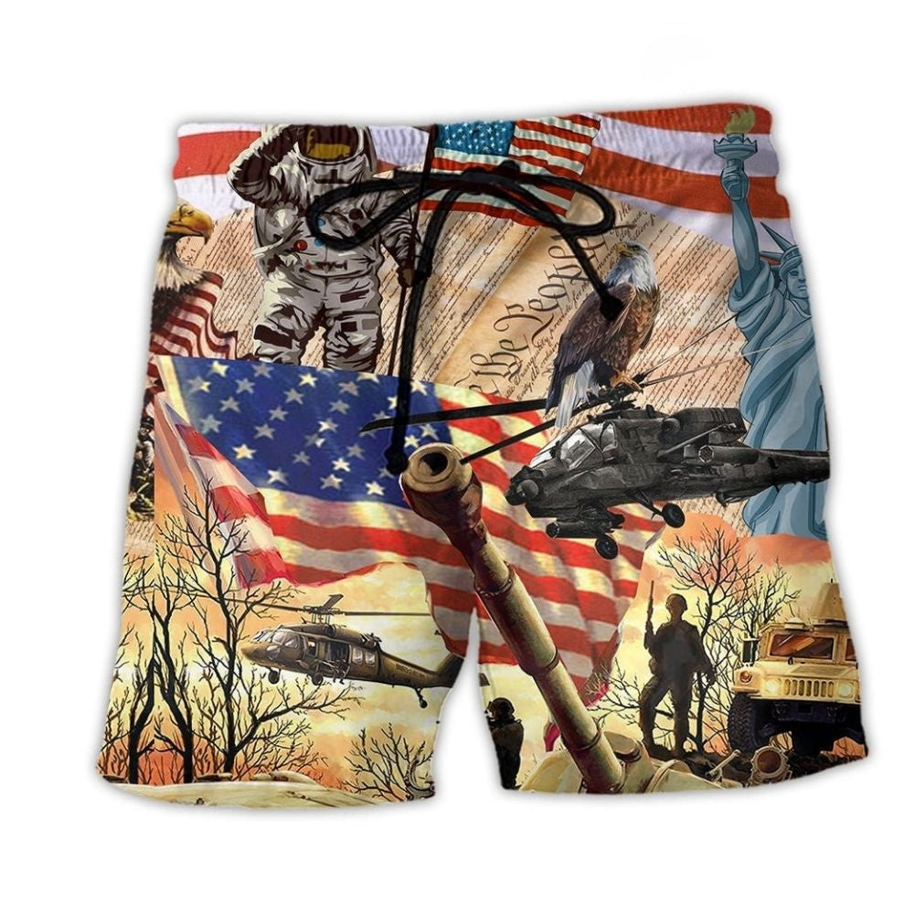 America Independence Day Proud – Beach Short