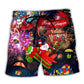 Classic Merry Christmas Design – Beach Short