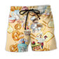 Bakery Love At First Bite Color Art – Beach Short