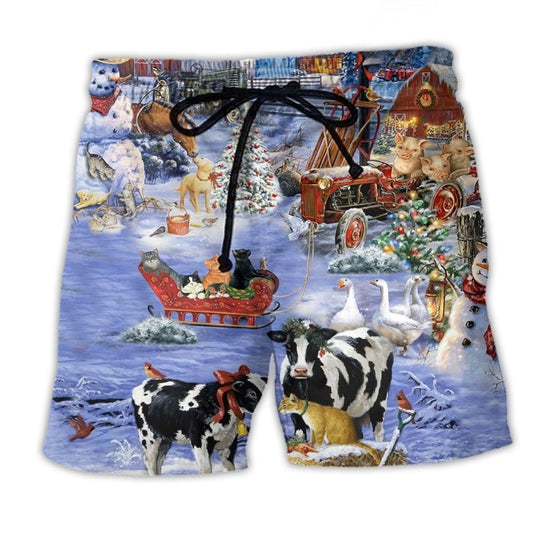 Farm Love Christmas – Beach Short