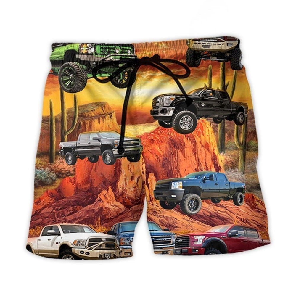 Lifted Truck Lifestyle Bold Statement – Beach Short