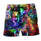 Jungle King Wild Cats Art – Beach Short