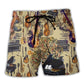 Music Love Life Cool Art – Beach Short