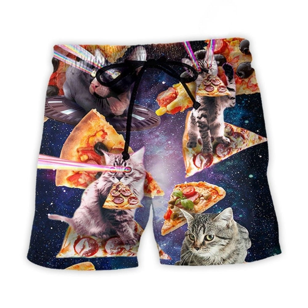 Pizza Cat Galaxy Fantasy – Beach Short