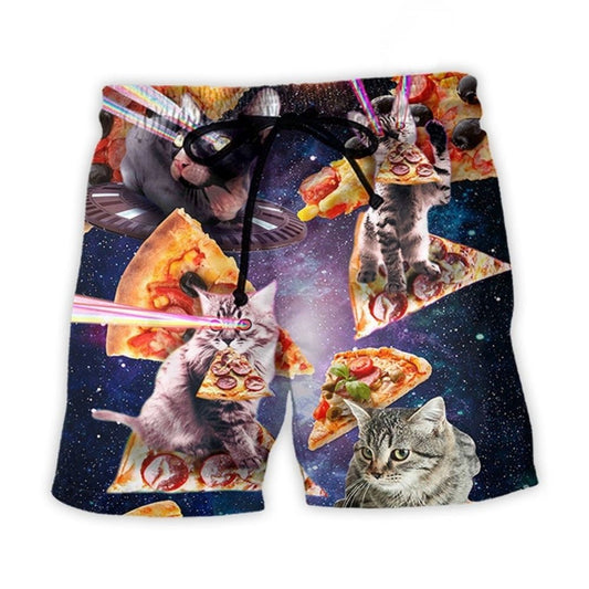 Pizza Cat Galaxy Fantasy – Beach Short