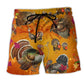 Peaceful Turkey Love Art – Beach Short