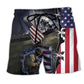 Veteran Strong Proud Life – Beach Short