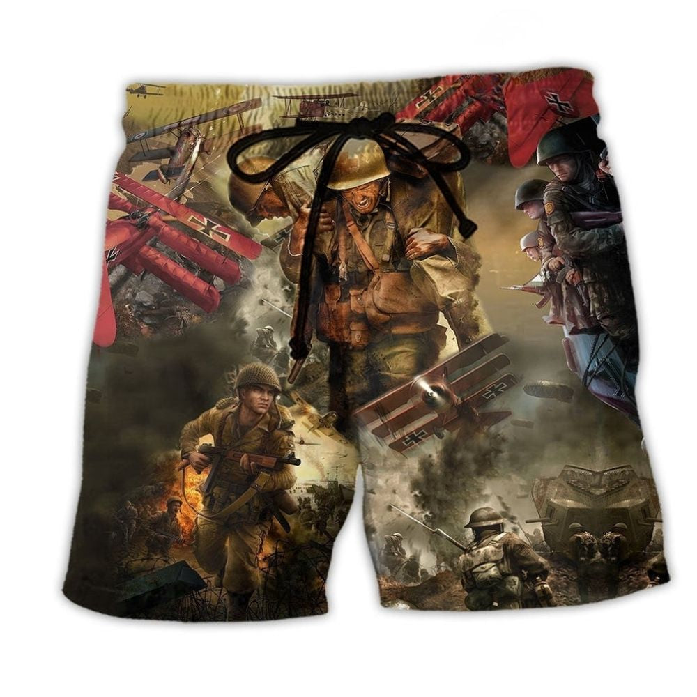 Veteran War And Peace Classic - Beach Short