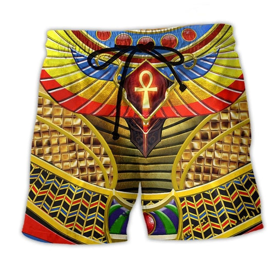 Egyptian Love Artistic Style - Beach Short