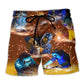 Welder Works Hard Proud - Beach Short