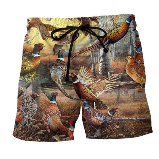 Pheasant Hunting Time Outdoor Style – Beach Short