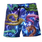 Dragon Lightning Fantasy Power Art – Beach Short