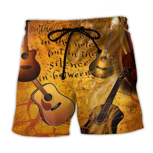 Guitar Music In The Silence – Beach Short