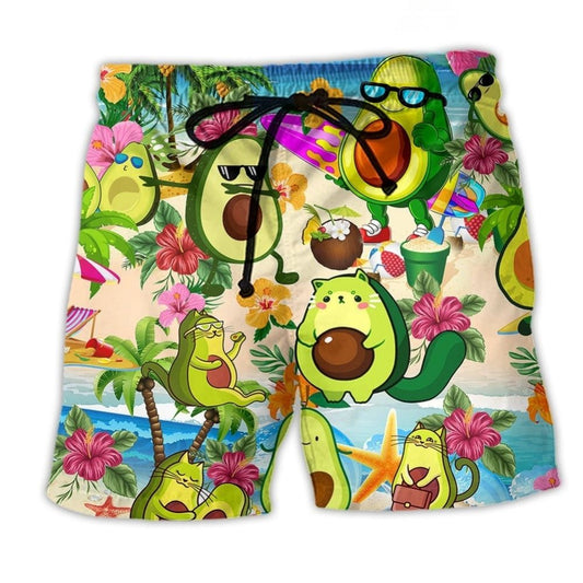 Avocado Chill Beach Summer Art – Beach Short