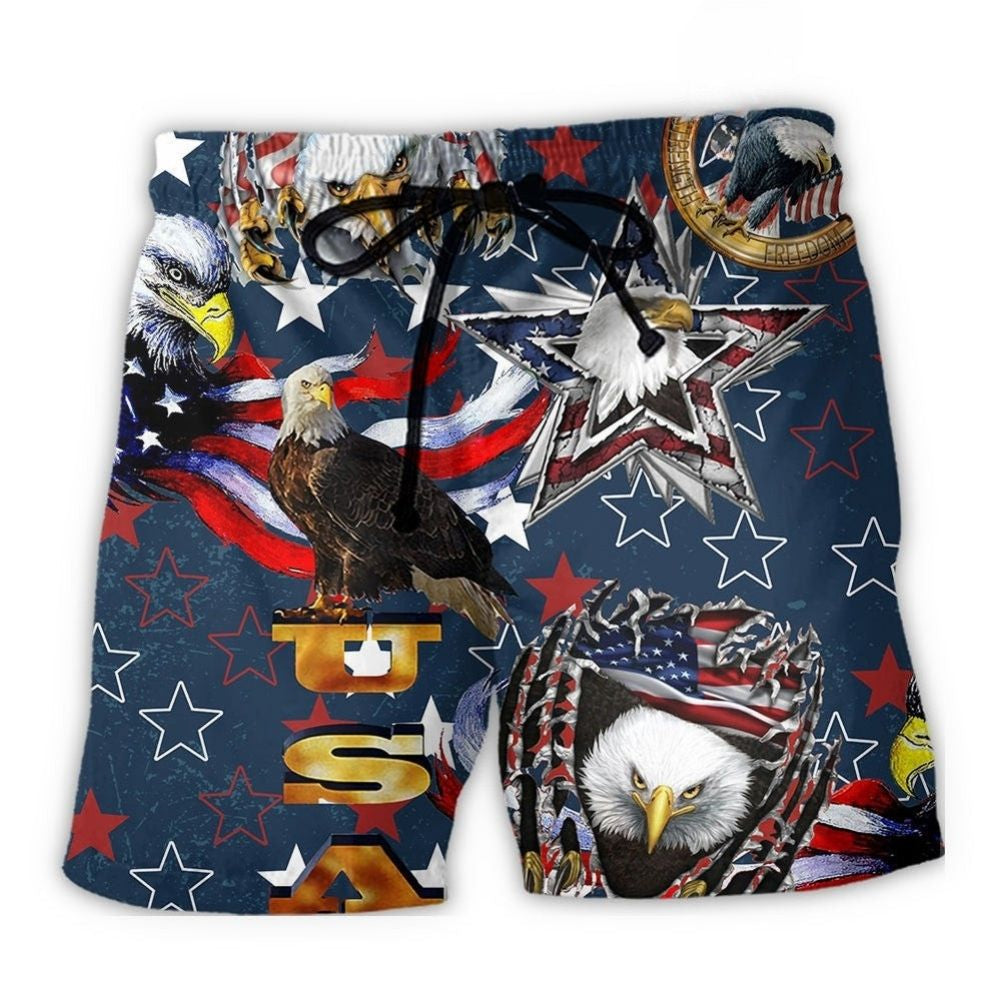 American Eagle Love Patriotic Style – Beach Short