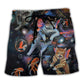 Cat Cupid With Goldfish Fantasy – Beach Short
