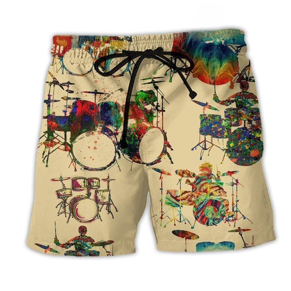 Drum Music Instrument Energy – Beach Short