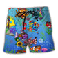 Ocean Deep Blue Joy Scene – Beach Short