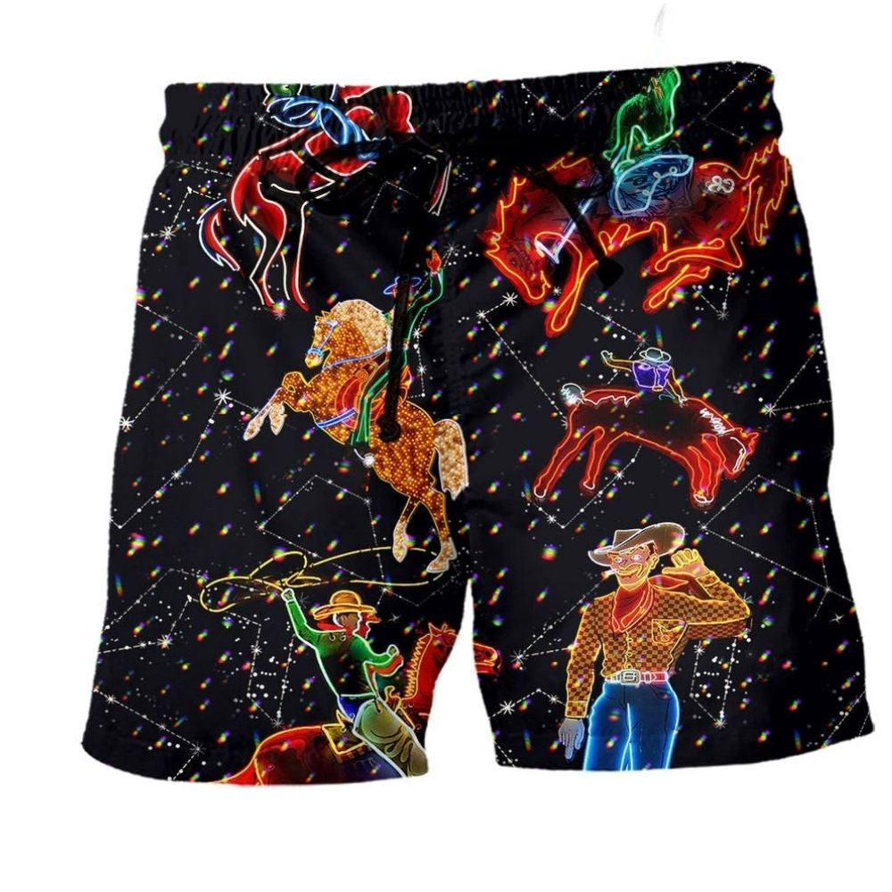 Cowboy Neon Life Style - Beach Short