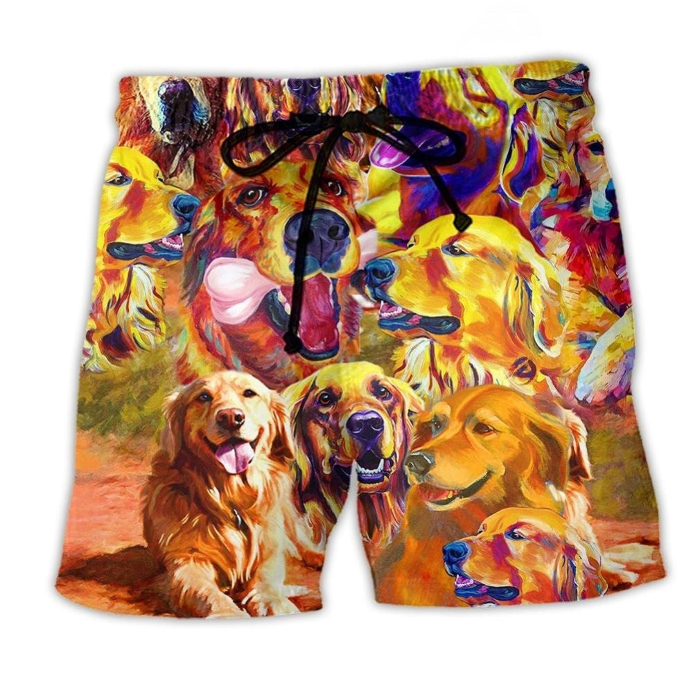 Best Retriever Dad Ever Art – Beach Short