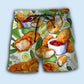 Chicken Nugget Lover Fun Food Art – Beach Short