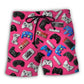 Pink Video Game Inspired – Beach Short