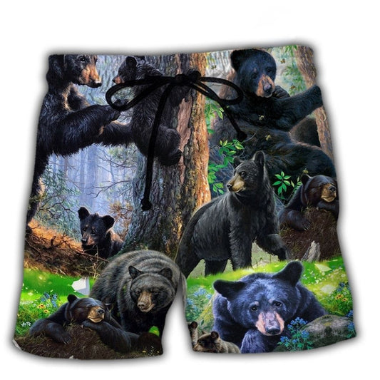 Bear Family Spring Adventure - Beach Short