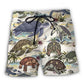 Turtle Tropical Beach Ocean Art – Beach Short