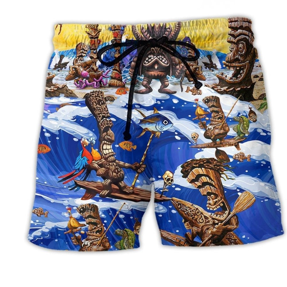 Happy Tiki Surf Day – Beach Short