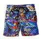Kart Racing Go Kart Blue Style – Beach Short