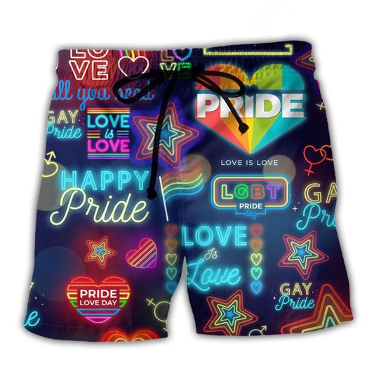 LGBT Equality Love Message – Beach Short