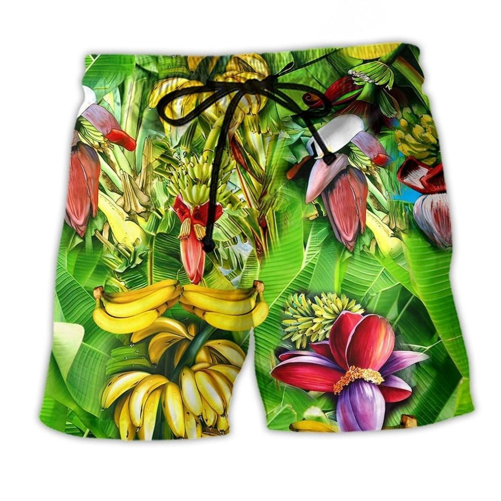 Banana Tropical Forest Summer Art – Beach Short