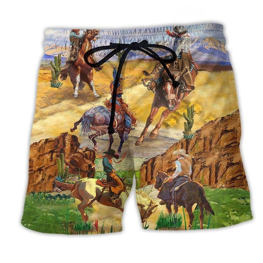 Cowboy Desert Life Western Style – Beach Short