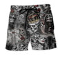 Skull Poker Skull Love Is Blind – Beach Short