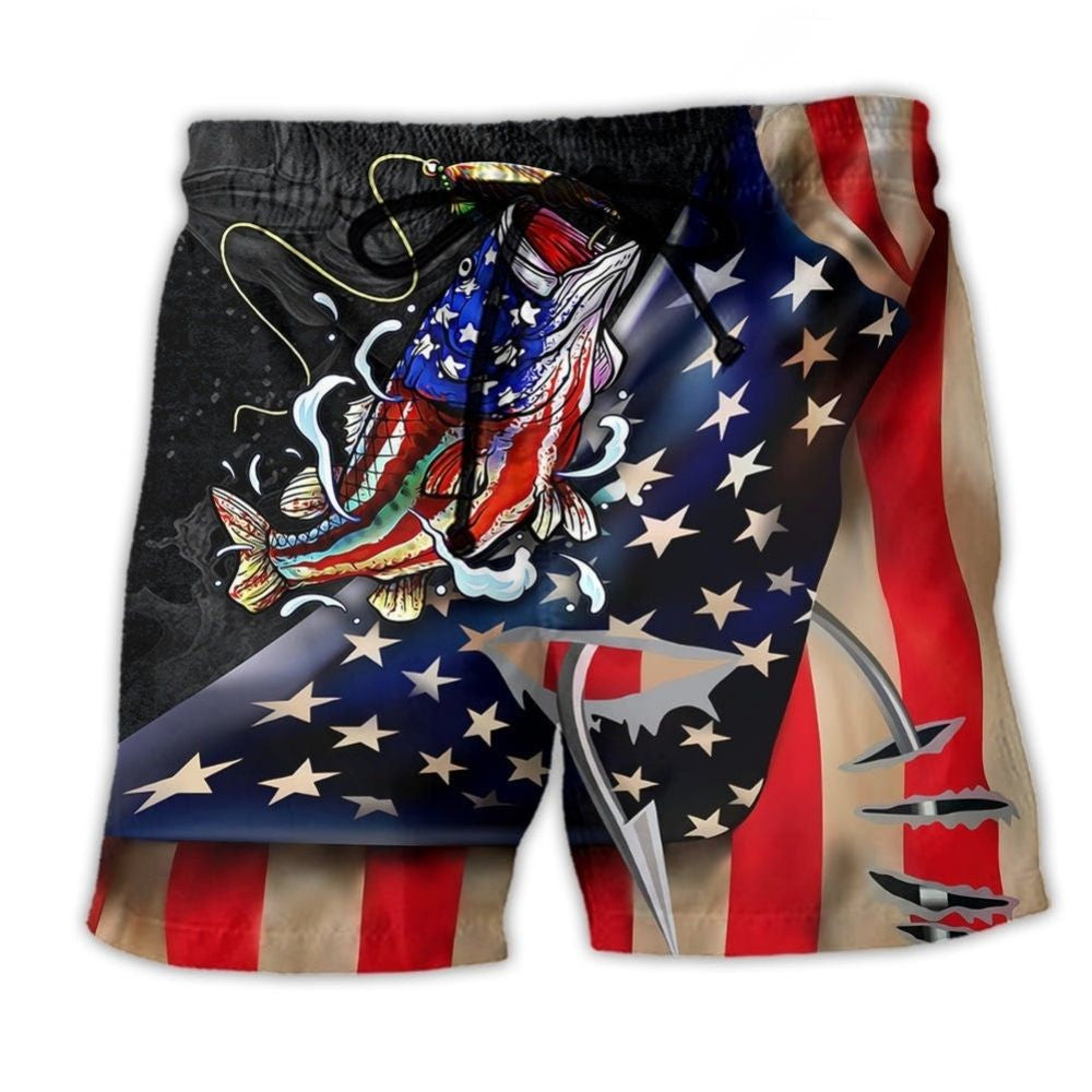 Bass Fishing American Outdoor Life – Beach Short
