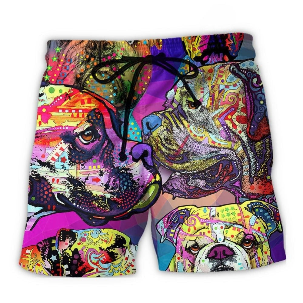All I Need Is My Bulldog – Beach Short