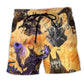 Egyptian Anubis Mythology Art Style – Beach Short