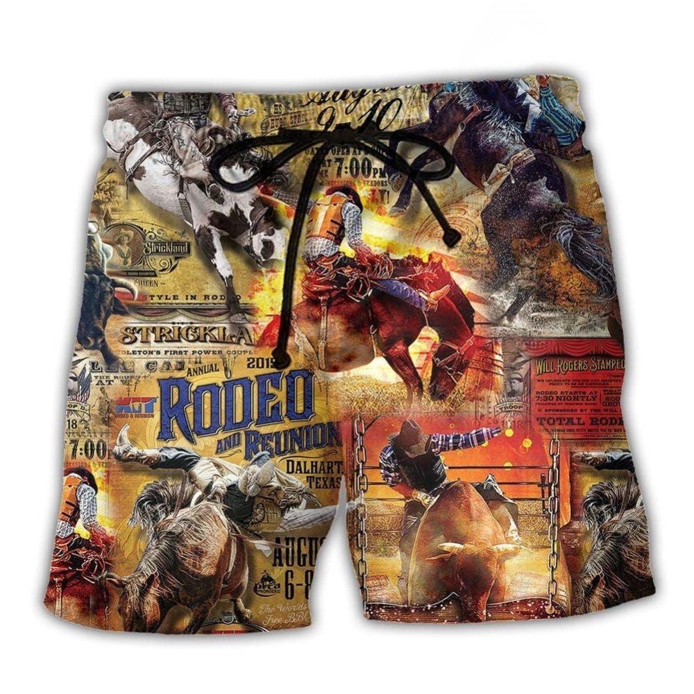 Rodeo Horse Love Life – Beach Short