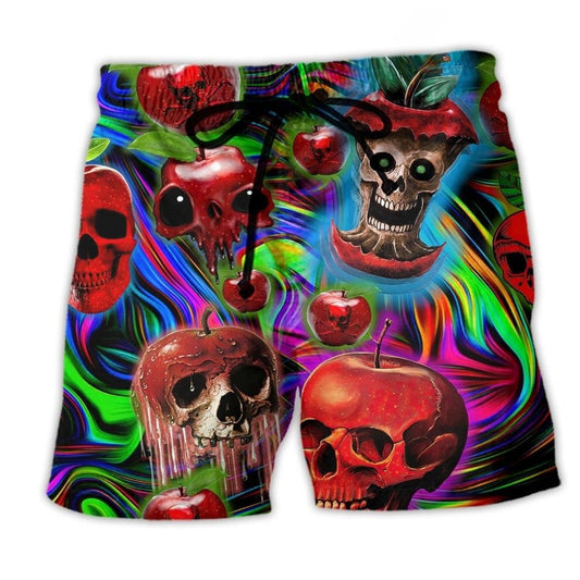 Skull Apple Neon Love – Beach Short