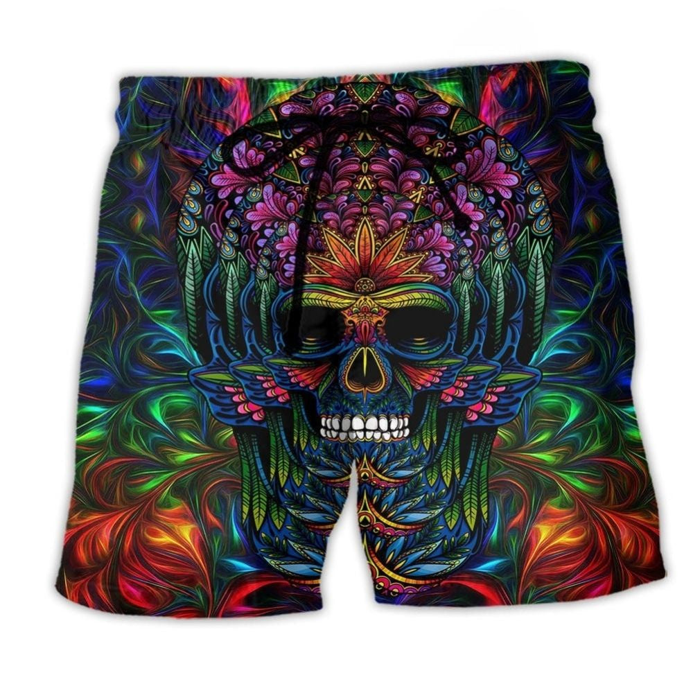 Skull Awesome Bold Design – Beach Short