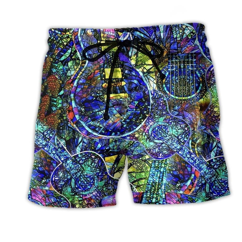 Guitar Music Life Love – Beach Short