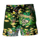Irish Skull Loves Beer - Beach Short